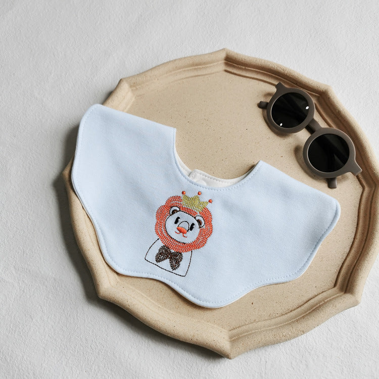 (Boy baby) ins saliva towel baby bib cotton baby newborn baby supplies mother and baby supplies