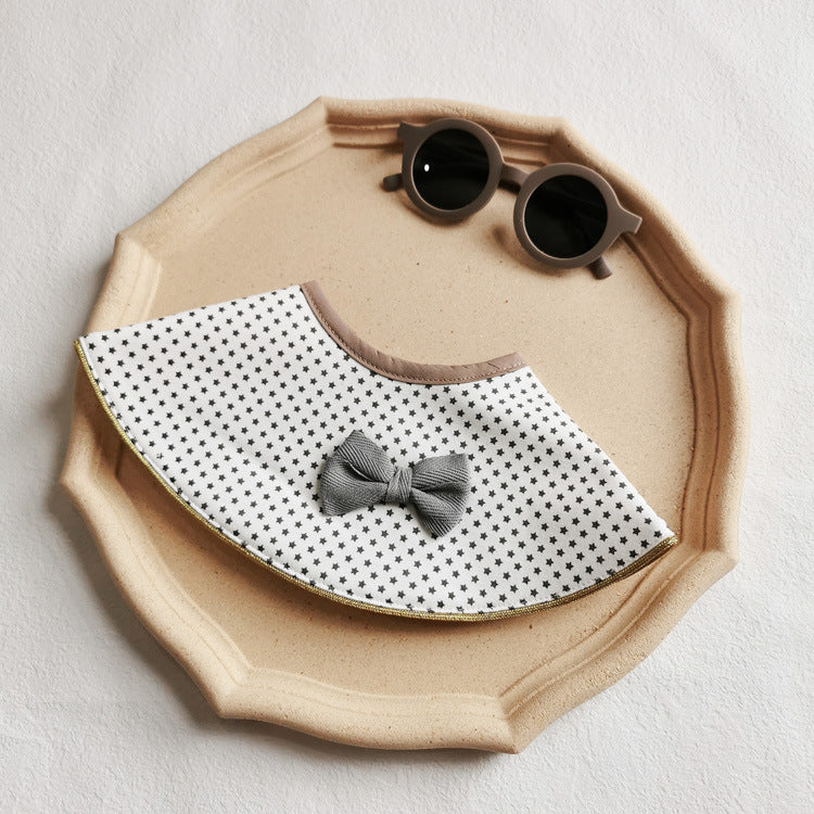 (Boy baby) ins saliva towel baby bib cotton baby newborn baby supplies mother and baby supplies