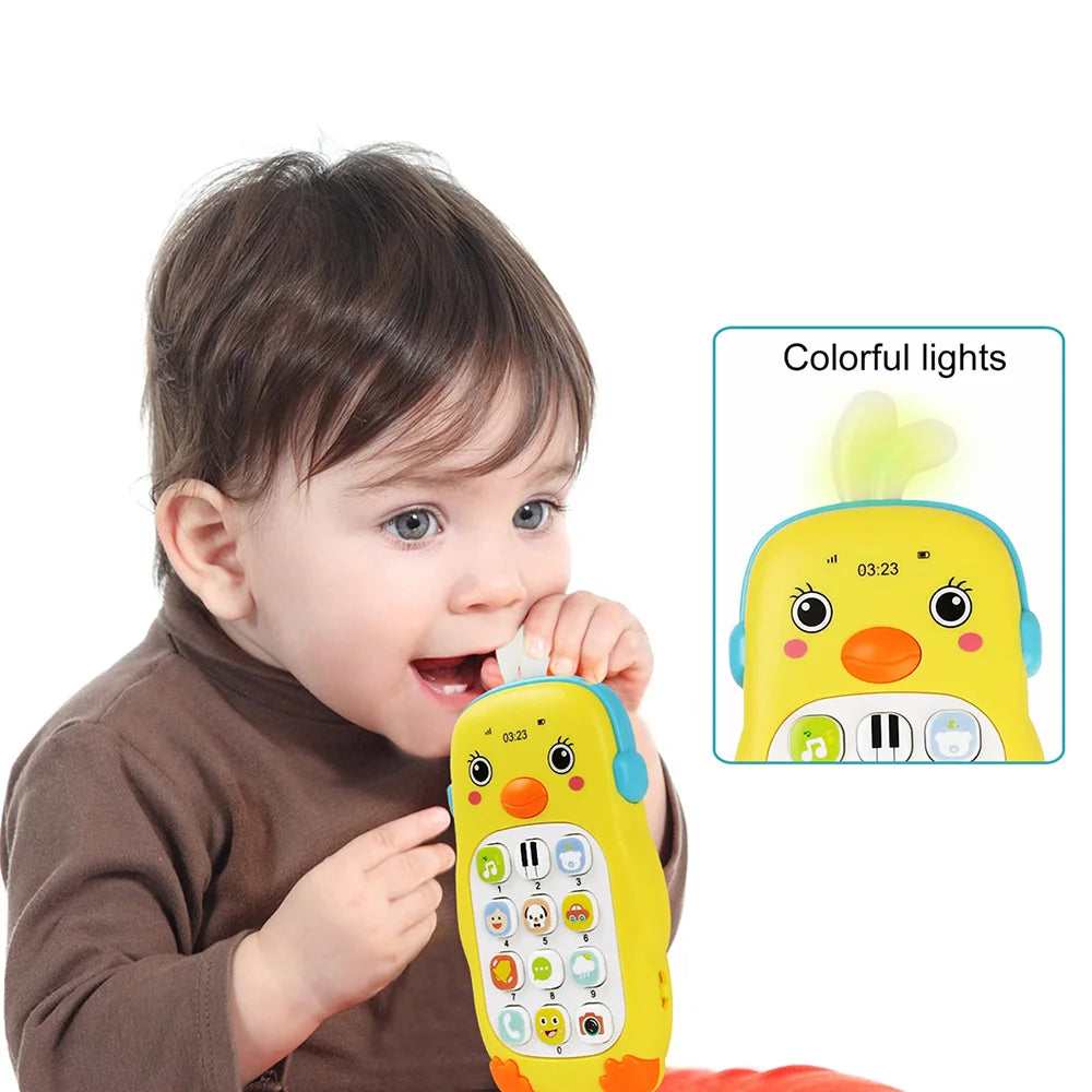 Baby Phone Toy Telephone Music Sound Machine for for Kids Infant Early Educational Mobile Phone Toys Gift