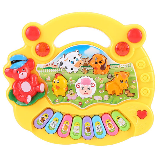 Musical Instrument Toy Baby Kids Animal Farm Piano Developmental Music Educational Toys For Children Gift