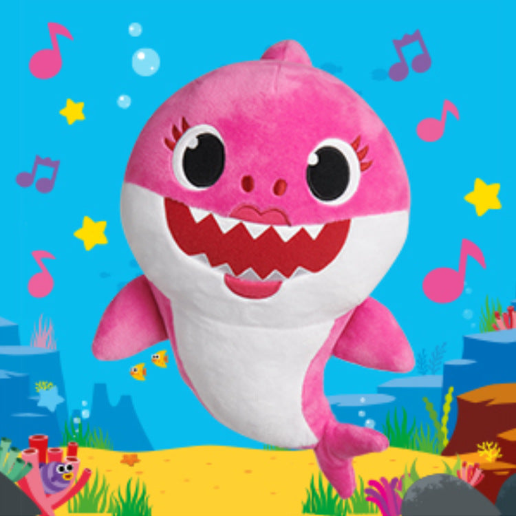 Baby Toy Shark Dolls Singing English Song For Gift Children Girl