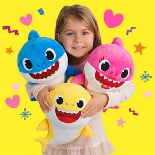 Baby Toy Shark Dolls Singing English Song For Gift Children Girl