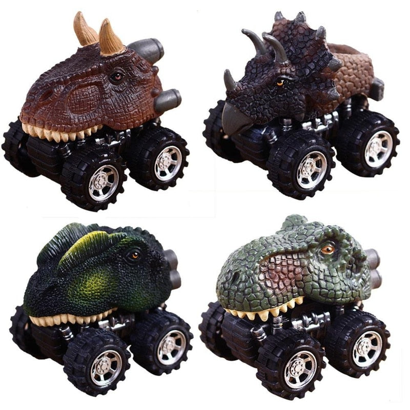 Baby Car Pull Back Car Dino Toy  Pull Back Dinosaur Model Toys