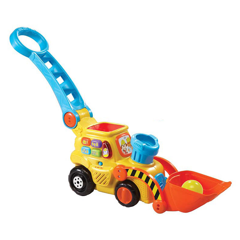 Bob Ball Push Music Drag Toy Baby Dolly Learning Toy Multi-Function Game Forklift