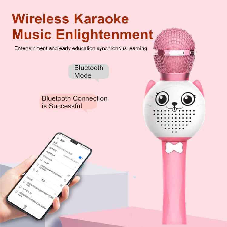 Singing Machine With Microphone All-In-One Wireless Home Karaoke Toy Little Girl Amplifier Sound Baby Microphone For Children