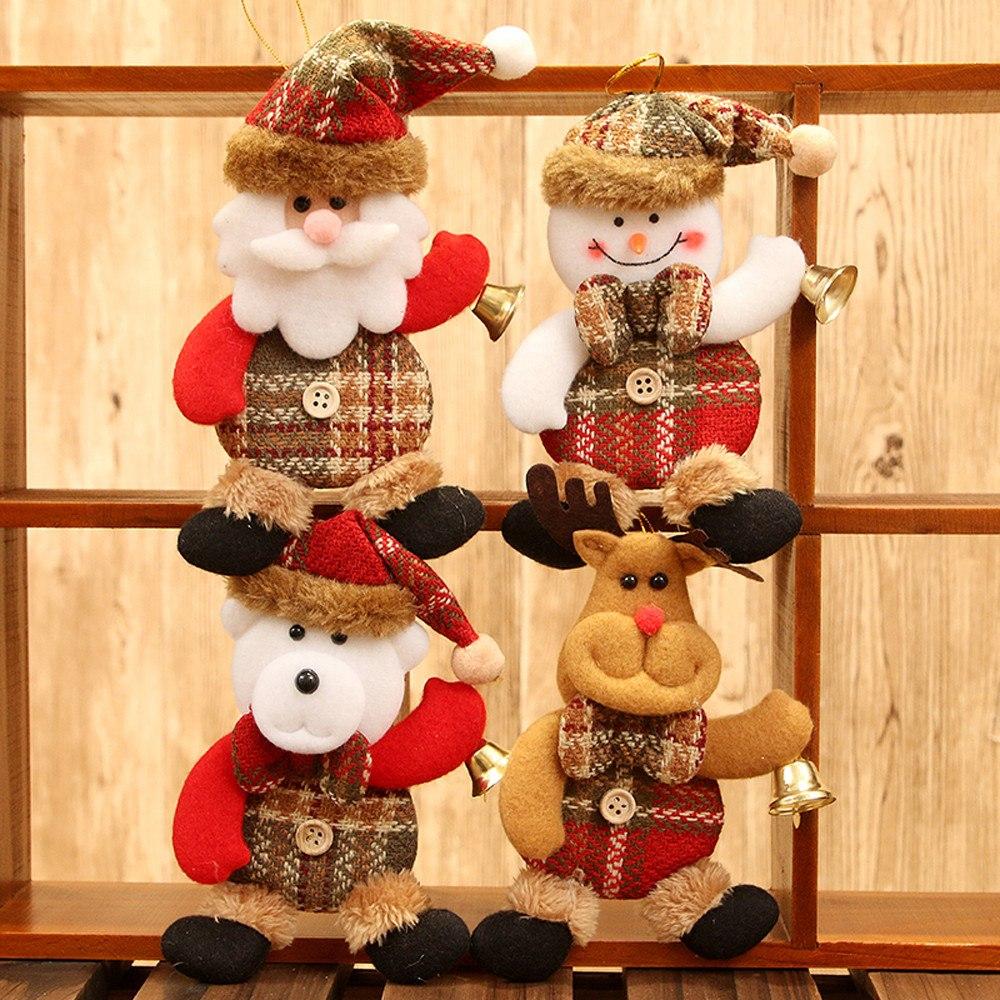 Christmas home decor hanging ornaments dolls christmas tree decorations New year hanging decorations enfeites de natal