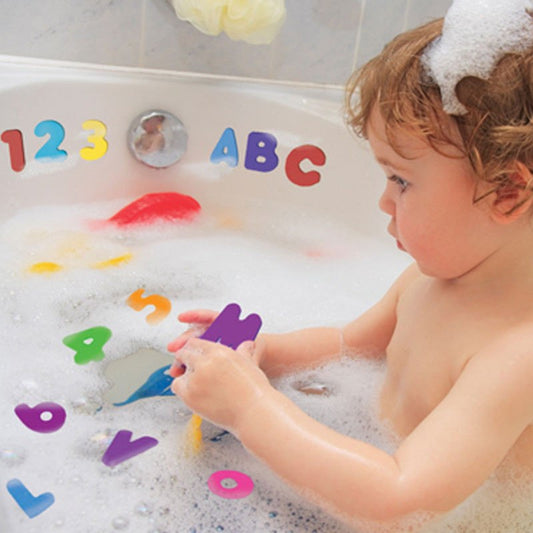 Baby Foam Letter and Numbers Stickers Water Stickers Toy Kids Children Floating Bath Shower Toy