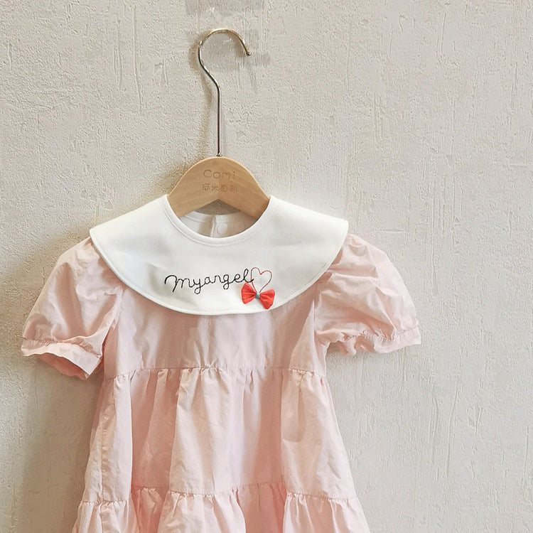 Ins New 360 Rotatable Baby Bib Cotton Baby Saliva Towel Waterproof Bib Baby Supplies