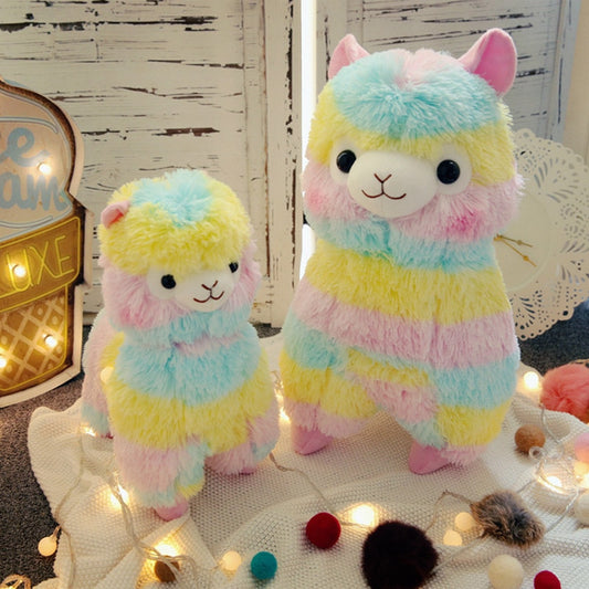 50CM RAINBOW Alpaca Plush Toy 3 Size Dolls for Children High Quality Soft Cotton Baby Brinquedos Animals