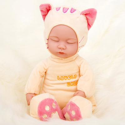 35CM Plush Stuffed Toys Baby Dolls Reborn Doll Toy For Kids Accompany Sleep Cute Vinyl Plush doll Girl Lifelike Kids Toys Gift