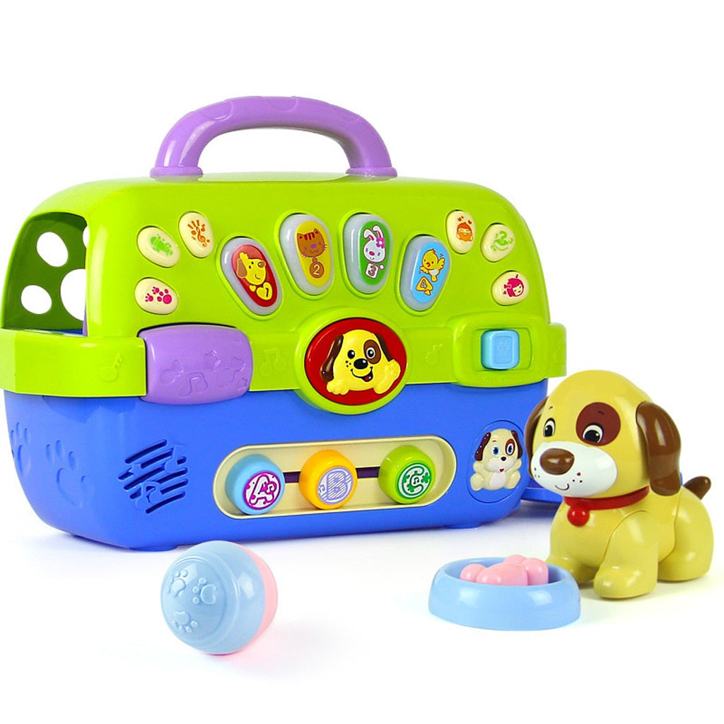 Musical Puppy Carrier Toy For Baby