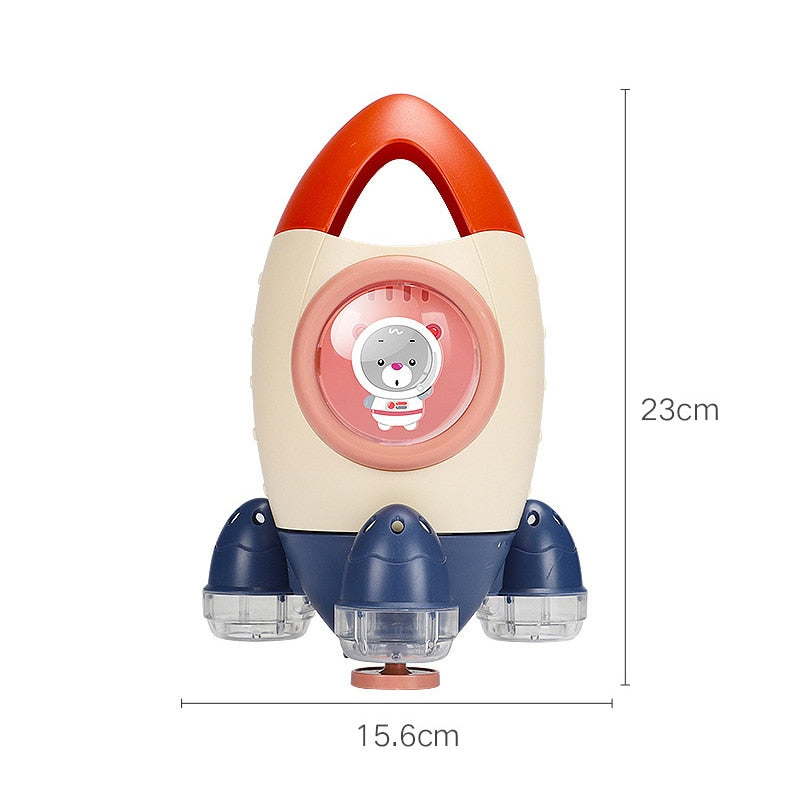 Baby Toys Spin Water Spray Rocket Bath Toys for Children