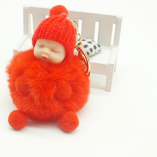 Sleeping Baby Doll Key Chains