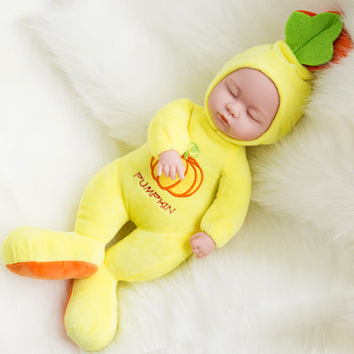 35CM Plush Stuffed Toys Baby Dolls Reborn Doll Toy For Kids Accompany Sleep Cute Vinyl Plush doll Girl Lifelike Kids Toys Gift