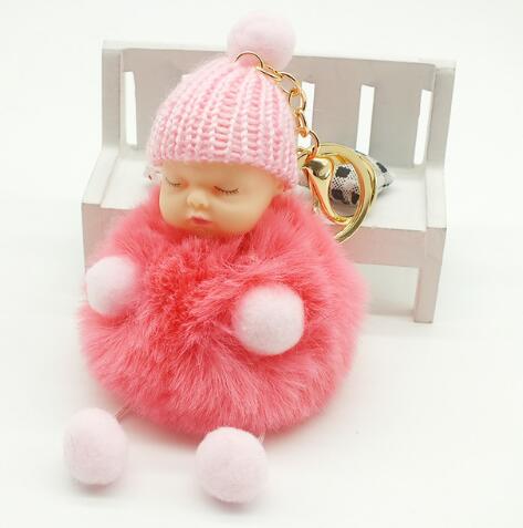 Sleeping Baby Doll Key Chains