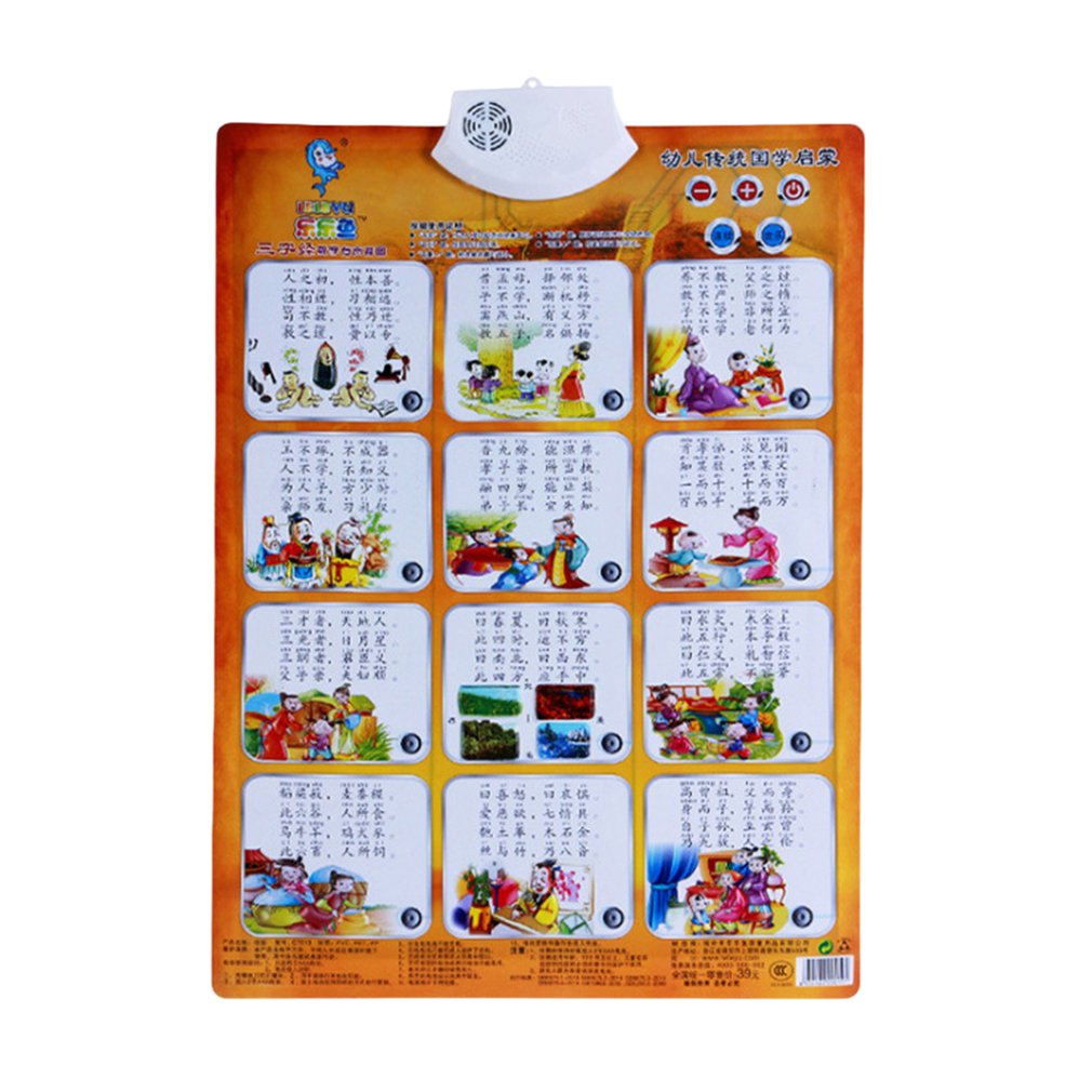 Sound Wall Chart Electronic Alphabet English Learning Machine Multifunction Preschool Toy Audio Digital Baby Kid Educational Toy