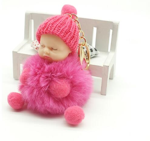 Sleeping Baby Doll Key Chains