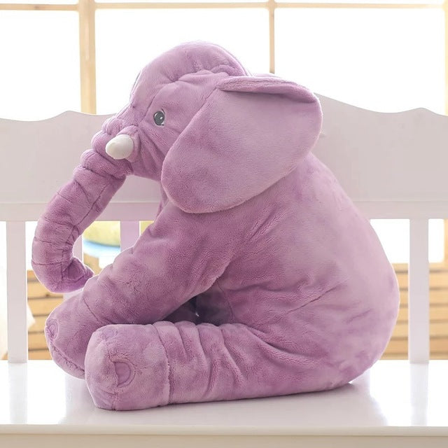 40CM 60CM 5 Colors Long Nose Plush Elephant Toy Lumbar Elephant Pillow Baby Appress Doll Bed Cushion Kids Toy Gift For Girl