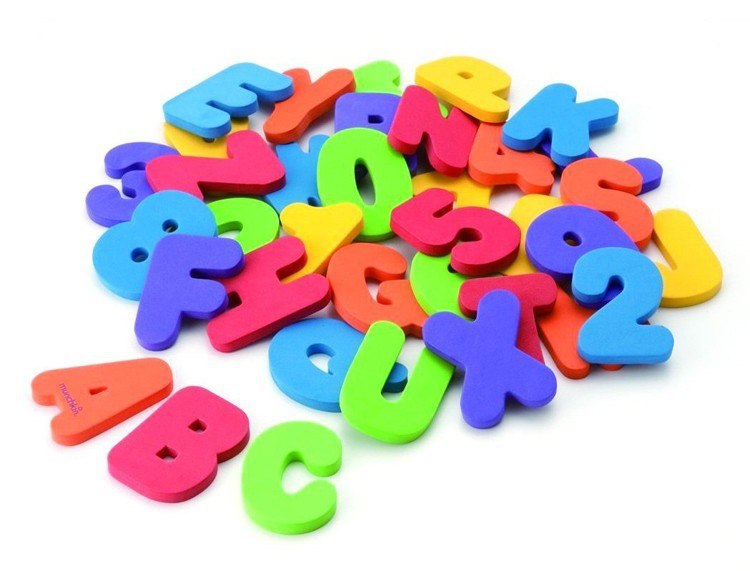 Baby Foam Letter and Numbers Stickers Water Stickers Toy Kids Children Floating Bath Shower Toy