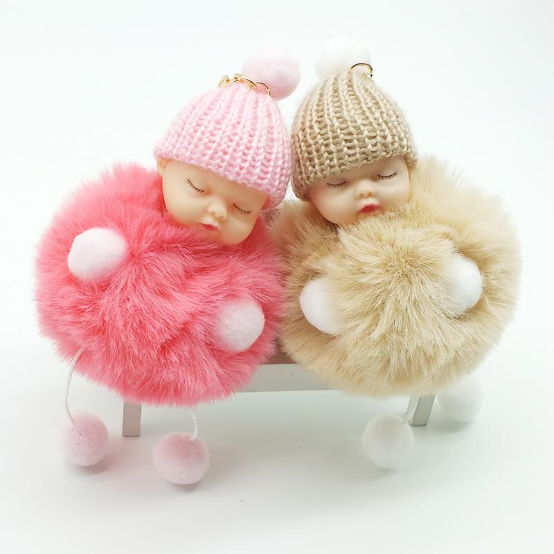 Sleeping Baby Doll Key Chains