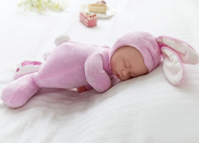 35CM Plush Stuffed Toys Baby Dolls Reborn Doll Toy For Kids Accompany Sleep Cute Vinyl Plush doll Girl Lifelike Kids Toys Gift