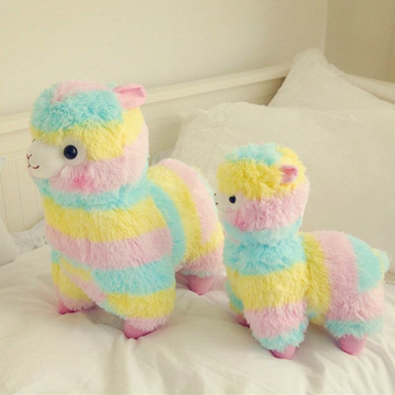 50CM RAINBOW Alpaca Plush Toy 3 Size Dolls for Children High Quality Soft Cotton Baby Brinquedos Animals