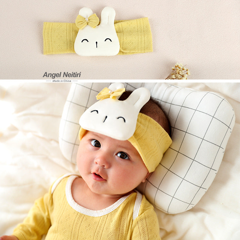 Korean Style Baby Hairband Rabbit Hair Accessories Baby Headwear Headband Baby Head Flower