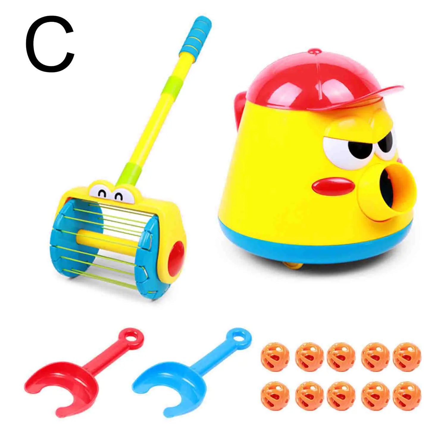 Electric Whirl Ball Launchers Walker Baby Vacuum Cleaner Toy