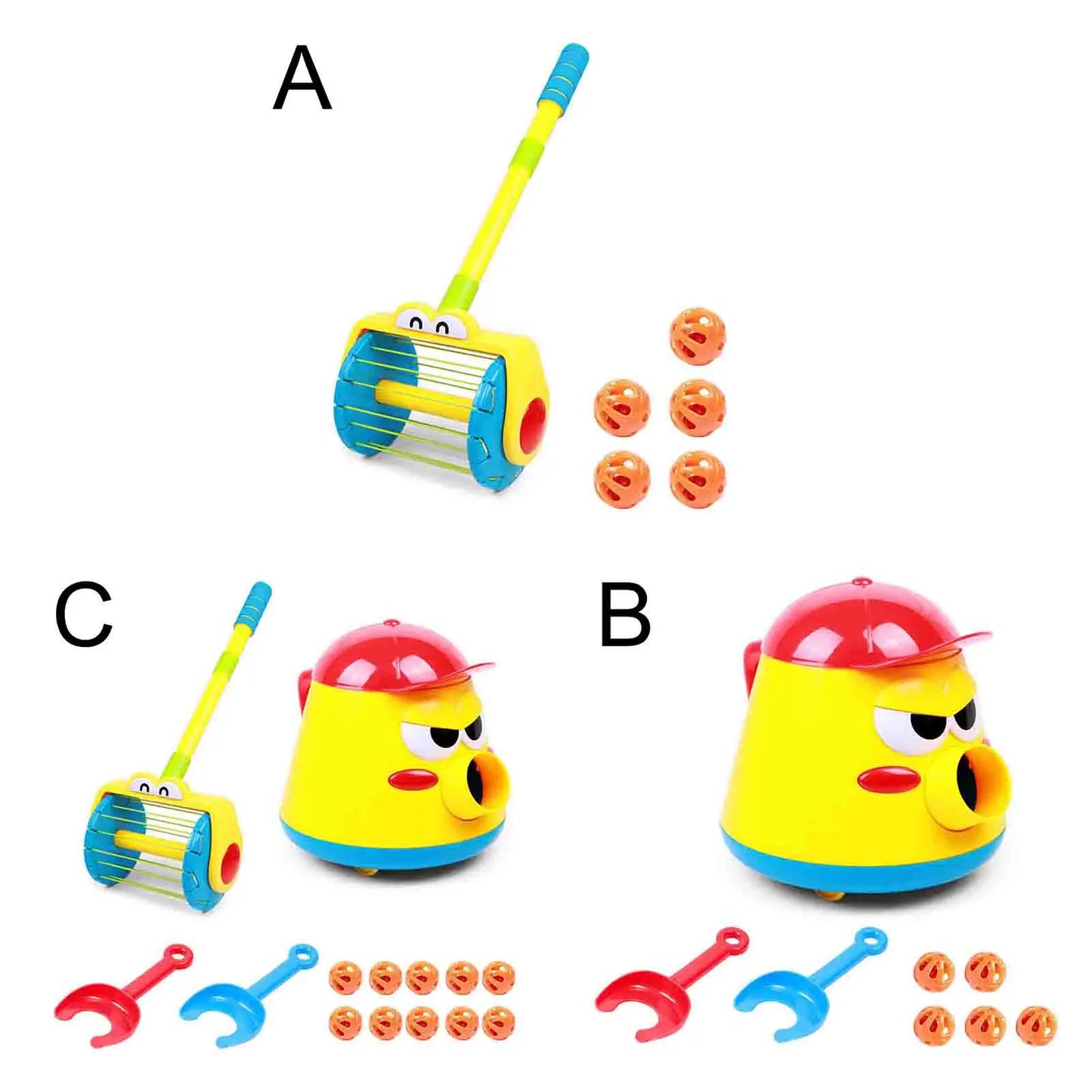 Electric Whirl Ball Launchers Walker Baby Vacuum Cleaner Toy